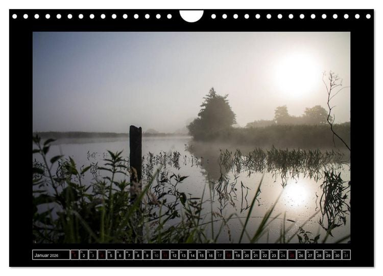 Produktbild: Lichtlandschaft Worpswede (Wandkalender 2026 DIN A4 quer), CALVENDO Monatskalender