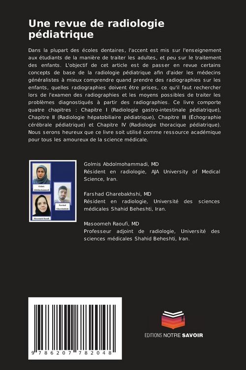Produktbild: Une revue de radiologie p&eacute;diatrique