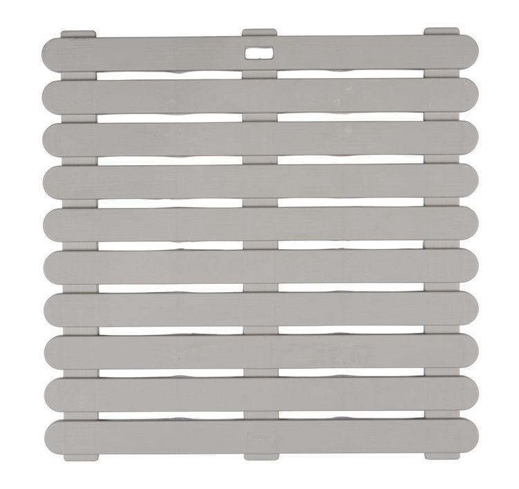 Produktbild: Duschrost Mod. Indoor & Outdoor Taupe, aus stabilem Kunststoff