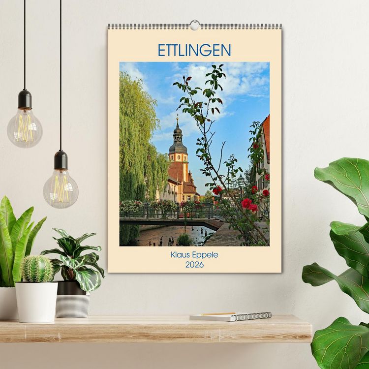 Produktbild: ETTLINGEN (Wandkalender 2026 DIN A2 hoch), CALVENDO Monatskalender
