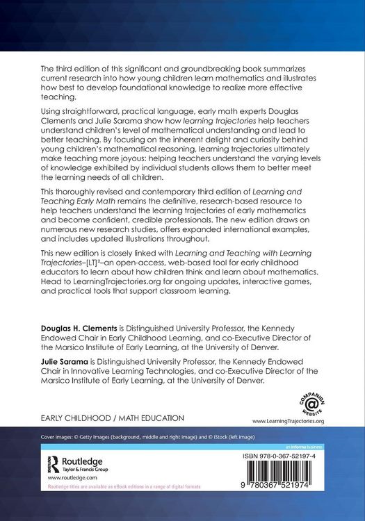 Produktbild: Clements, D: Learning and Teaching Early Math