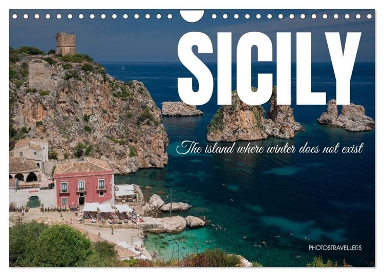 Produktbild: Sicily - The island where winter does not exist (Wall Calendar 2026 DIN A4 landscape), CALVENDO 12 Month Wall Calendar