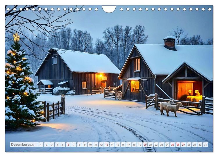Produktbild: Wo der Tag nach Heu duftet - Zw&ouml;lf stille Monatsmomente im b&auml;uerlichen Rhythmus der Natur (Wandkalender 2026 DIN A4 quer), CALVENDO Monatskalender