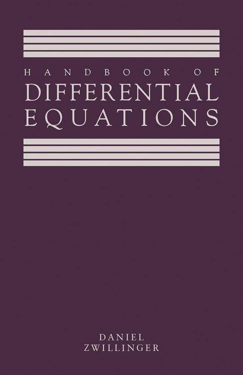 Produktbild: Handbook of Differential Equations