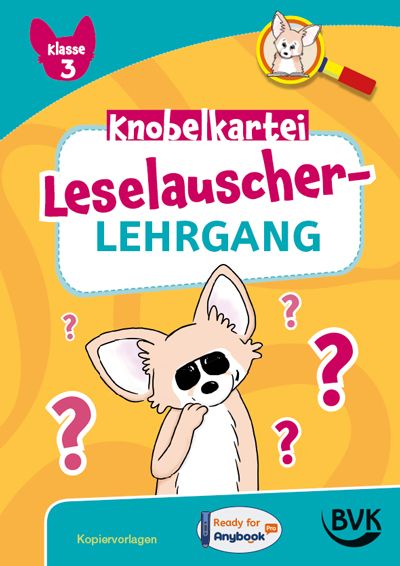 Produktbild: Leselauscher-Lehrgang: Knobelkartei Klasse 3