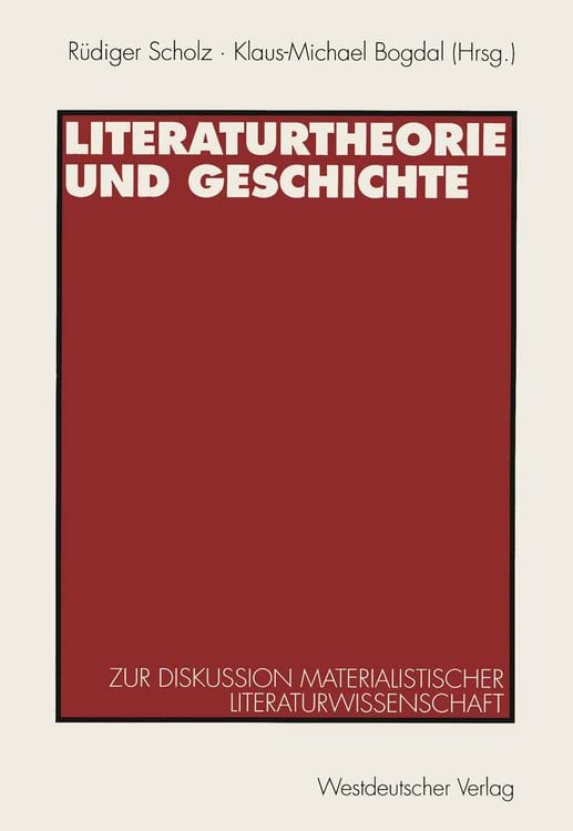 Produktbild: Literaturtheorie und Geschichte