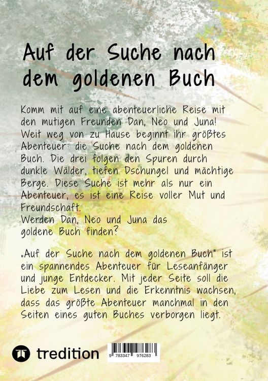 Produktbild: Auf der Suche nach dem goldenen Buch