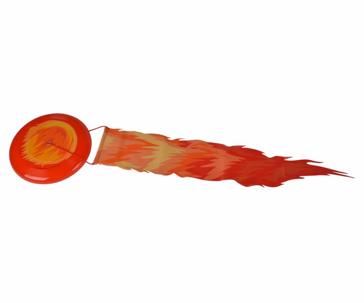 Produktbild: Simba 107206141 - Taildisc Fire, Wurfscheibe mit cooler Bedruckung und Schweif, D: 22 cm, Flammende Frisbee