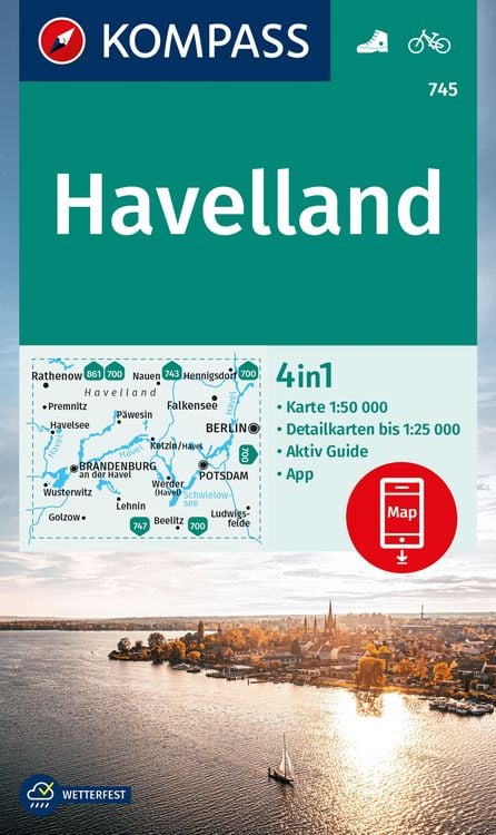 Bild vom Artikel KOMPASS Wanderkarte 745 Havelland 1:50.000 vom Autor 