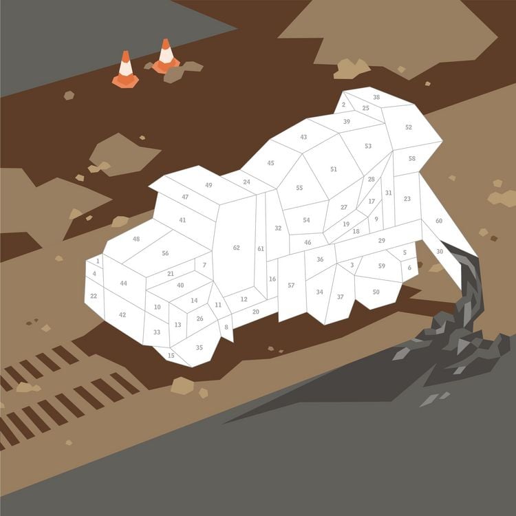 Produktbild: Paint by Sticker Kids (Official): Trucks Trains & More