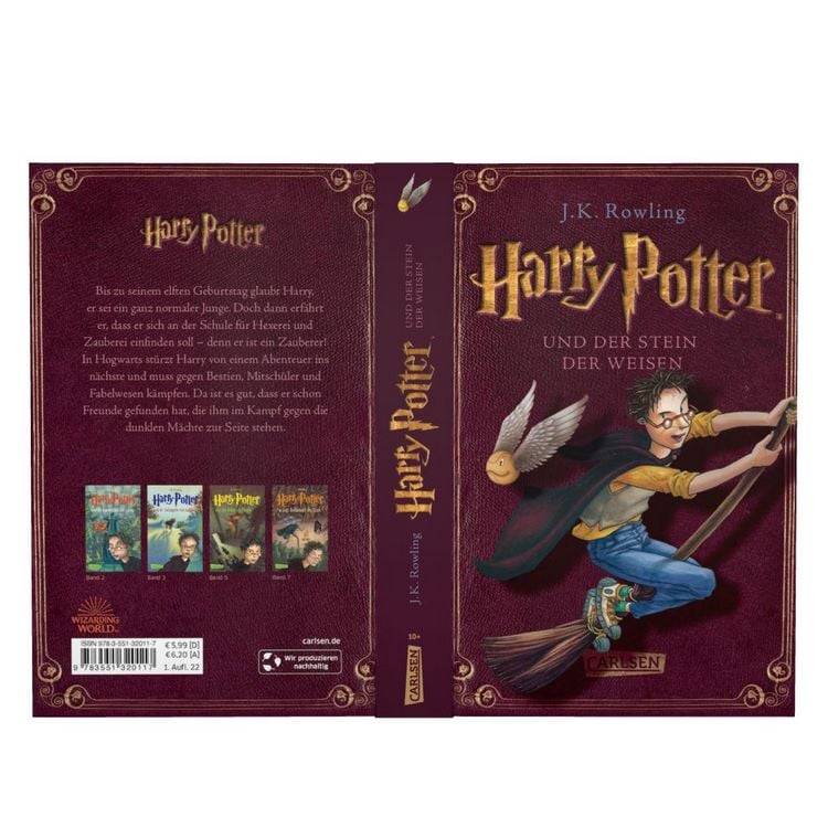 Produktbild: Harry Potter und der Stein der Weisen (Harry Potter 1)