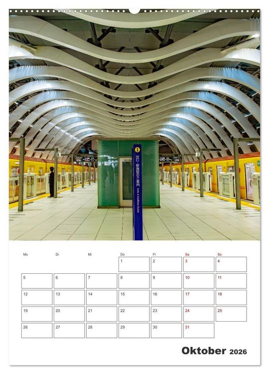 Produktbild: Tokio - Reiseplaner (Wandkalender 2026 DIN A2 hoch), CALVENDO Monatskalender