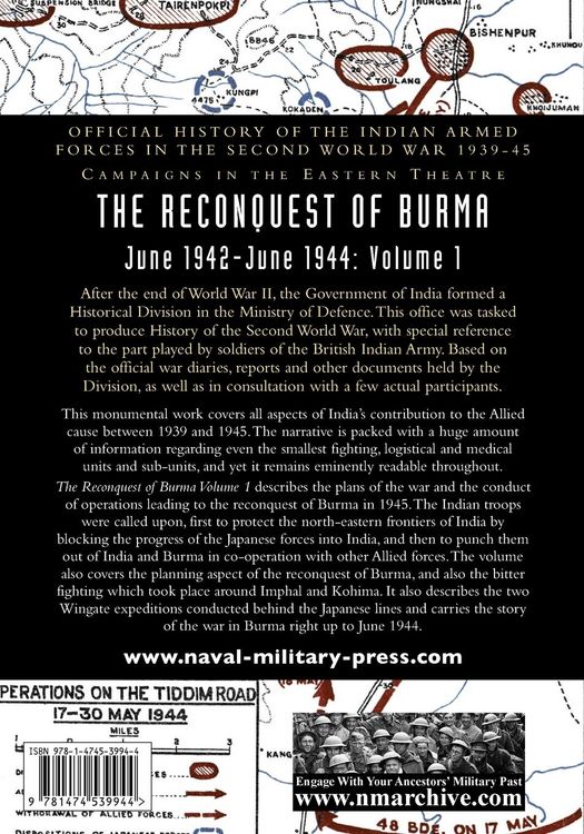 Produktbild: The Reconquest Of Burma June 1942-June 1944