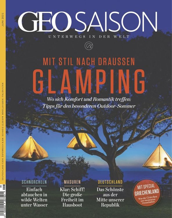 Produktbild: GEO SAISON 06/2021 - Glamping
