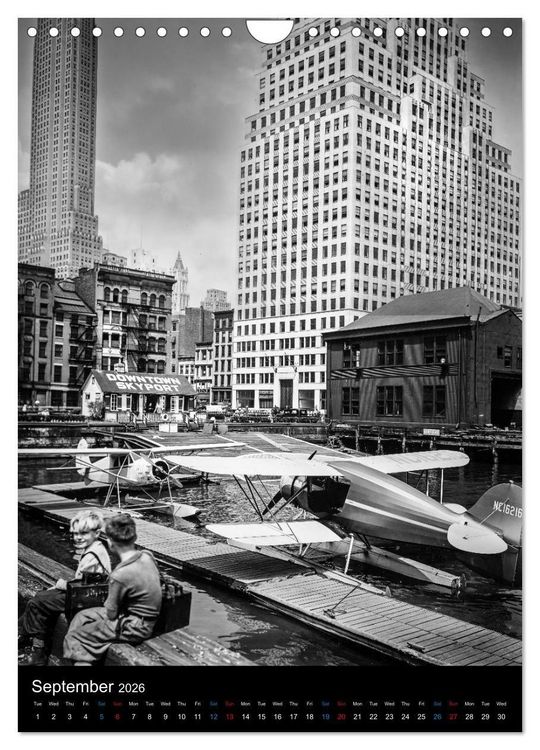 Produktbild: Historic New York 1936 (Wall Calendar 2026 DIN A4 portrait), CALVENDO 12 Month Wall Calendar
