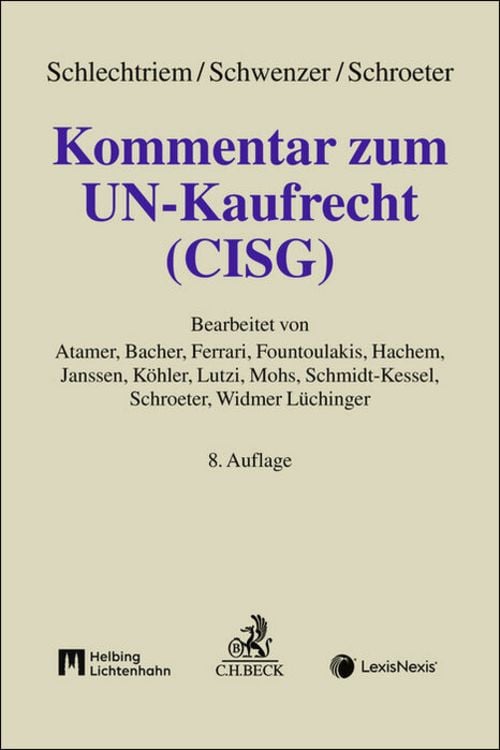 Produktbild: Kommentar zum UN-Kaufrecht (CISG)