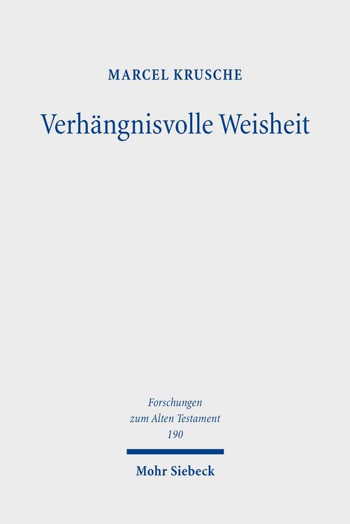 Produktbild: Verh&auml;ngnisvolle Weisheit