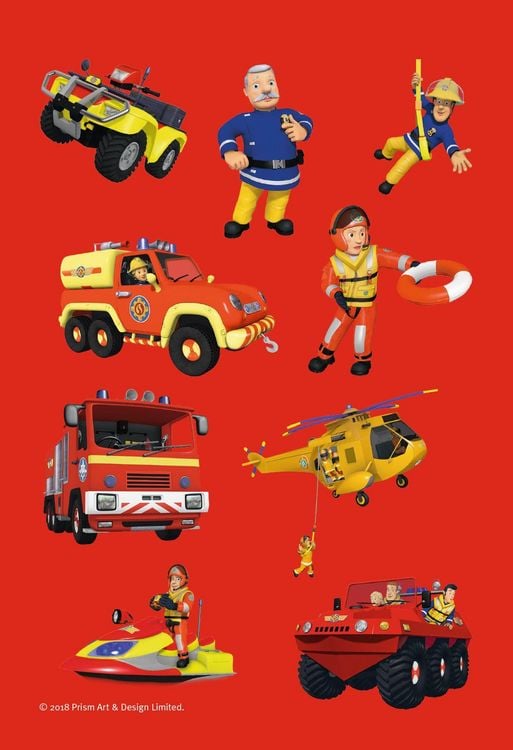 Produktbild: Feuerwehrmann Sam: Brandhei&szlig;er Sticker- und Malspa&szlig;