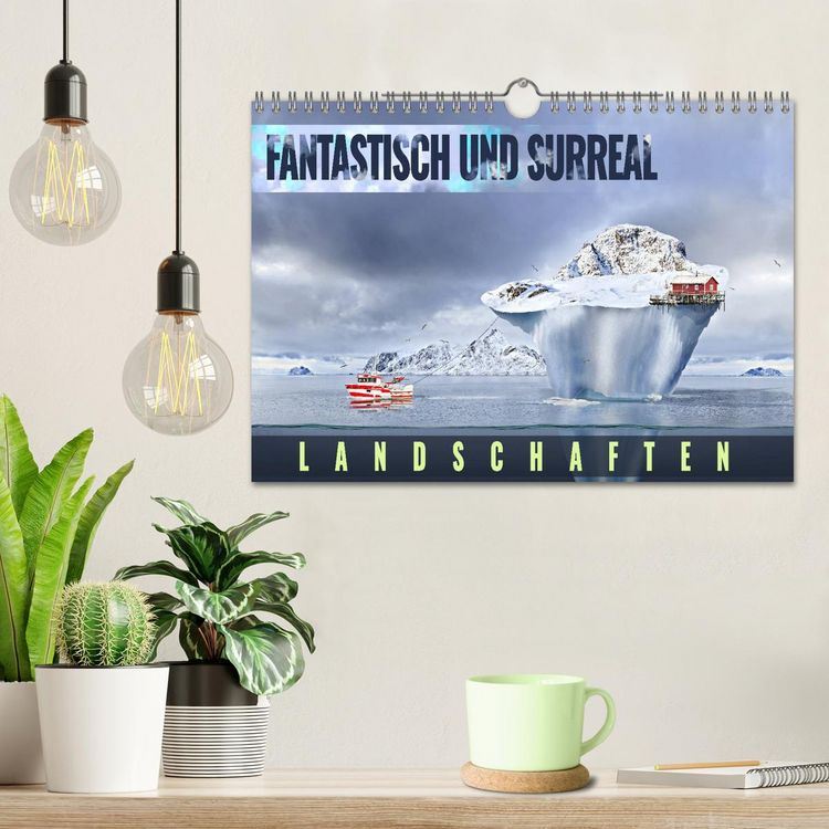 Produktbild: Fantastisch und surreal - Landschaften (Wandkalender 2026 DIN A4 quer), CALVENDO Monatskalender