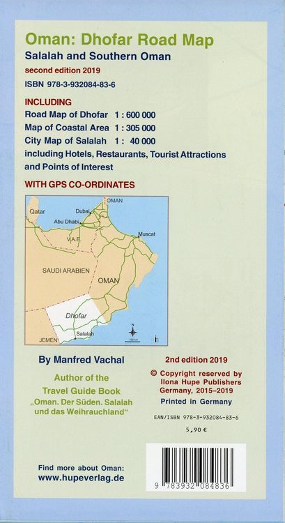Produktbild: Oman: Dhofar Road Map