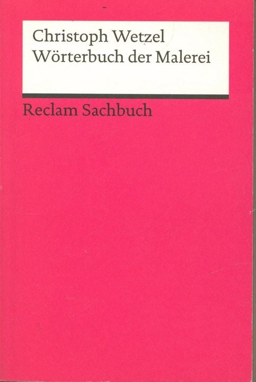 Produktbild: W&ouml;rterbuch der Malerei