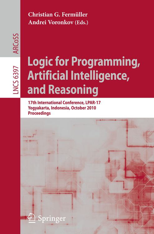 Produktbild: Logic for Programming, Artificial Intelligence, and Reasoning