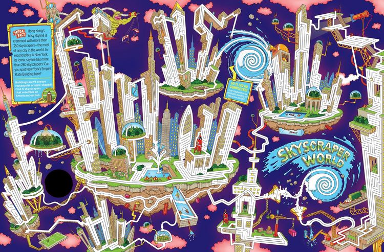 Produktbild: Mega-Maze Adventure! (Maze Activity Book for Kids Ages 7+)