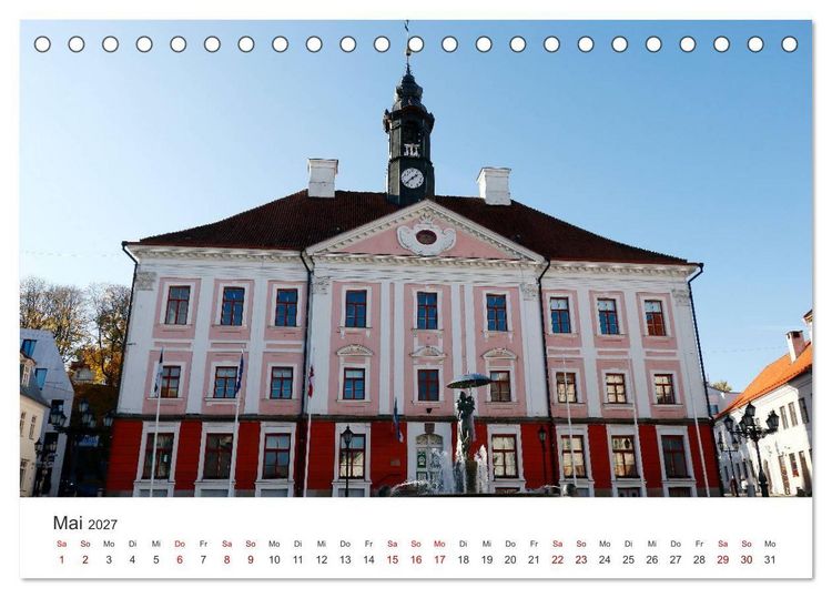 Produktbild: Estland - Pittoreske Sch&ouml;nheit im Baltikum (Tischkalender 2027 DIN A5 quer), CALVENDO Monatskalender