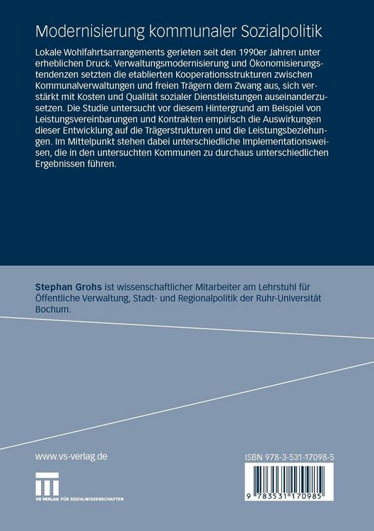 Produktbild: Modernisierung kommunaler Sozialpolitik