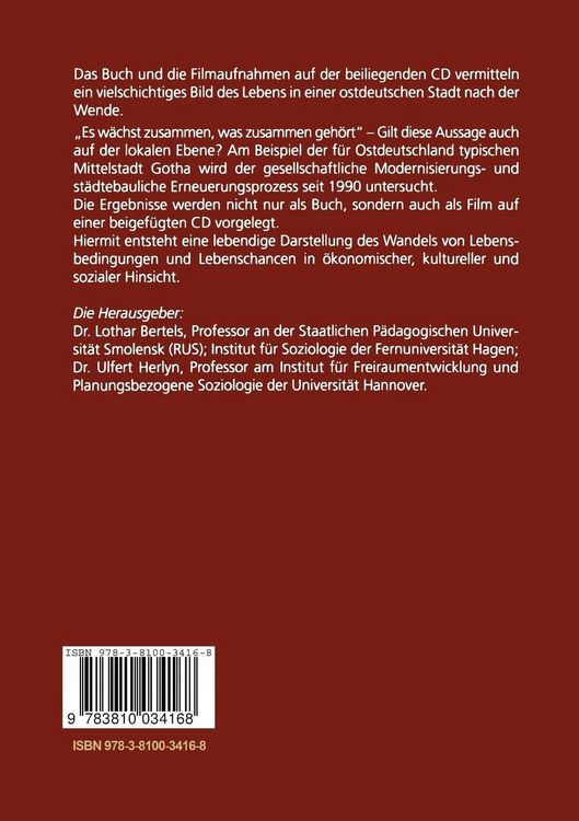 Produktbild: Stadtentwicklung Gotha 1990&ndash;2000