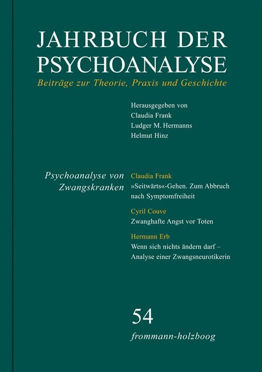 Produktbild: Jahrbuch der Psychoanalyse / Band 54: Psychoanalyse von Zwangskranken