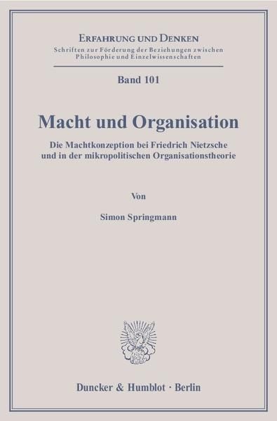 Produktbild: Macht und Organisation.