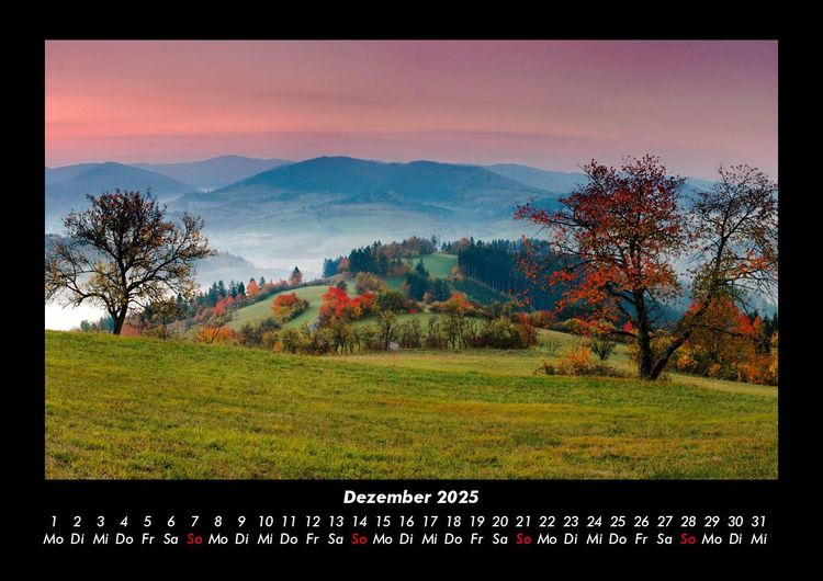 Produktbild: Naturlandschaften 2025 Fotokalender DIN A3