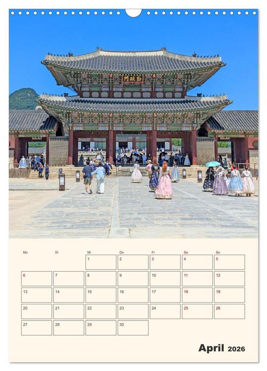 Produktbild: Entdecke Seoul (Wandkalender 2026 DIN A3 hoch), CALVENDO Monatskalender