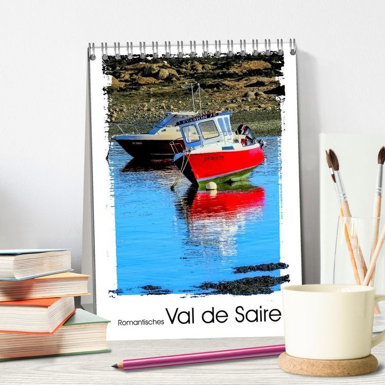 Produktbild: Romantisches Val de Saire (Tischkalender 2026 DIN A5 hoch), CALVENDO Monatskalender