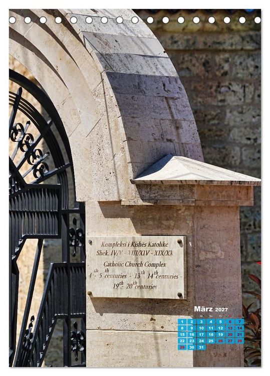 Produktbild: Christliches und muslimisches Kosovo (Tischkalender 2027 DIN A5 hoch), CALVENDO Monatskalender