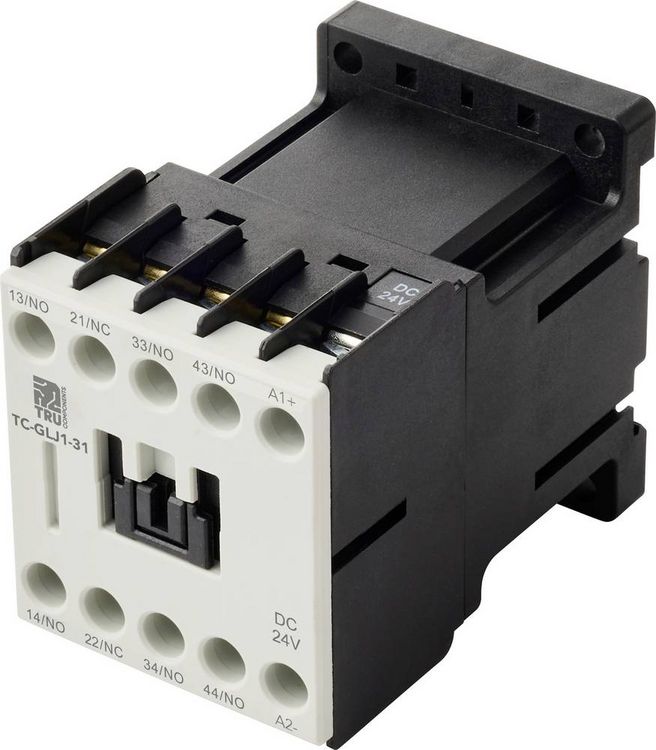 Produktbild: TRU COMPONENTS TC-GYJ1-31-24VDC Hilfssch&uuml;tz 3 Schlie&szlig;er, 1 &Ouml;ffner 24 V/DC 10A 1St.