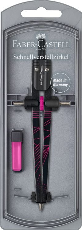 Produktbild: Faber-Castell Schnellverstellzirkel Twister 17cm 3fach sortiert