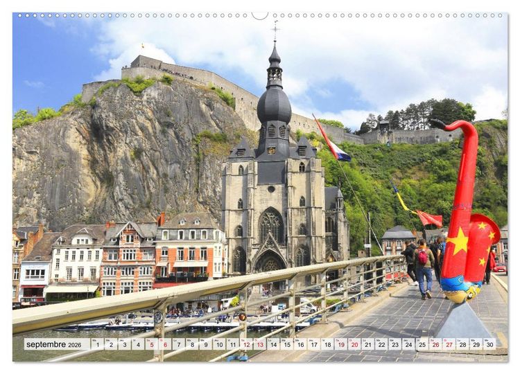 Produktbild: Circuit en Wallonie (Calendrier mural 2026 DIN A2 vertical), CALVENDO calendrier mensuel