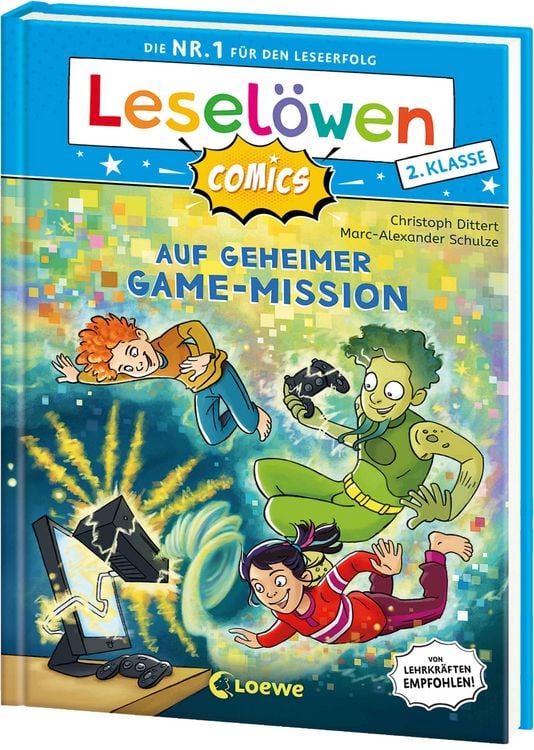 Produktbild: Lesel&ouml;wen Comics 2. Klasse - Auf geheimer Game-Mission