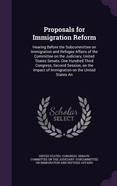Produktbild: Proposals for Immigration Reform