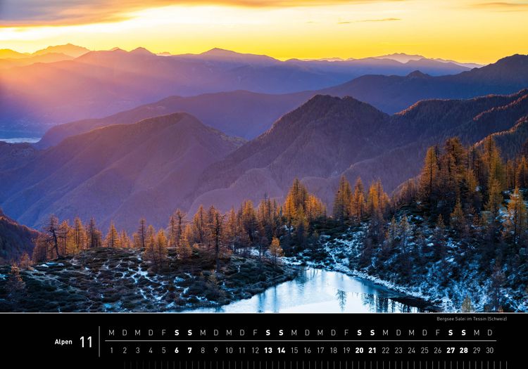 Produktbild: Alpen Premiumkalender 2027