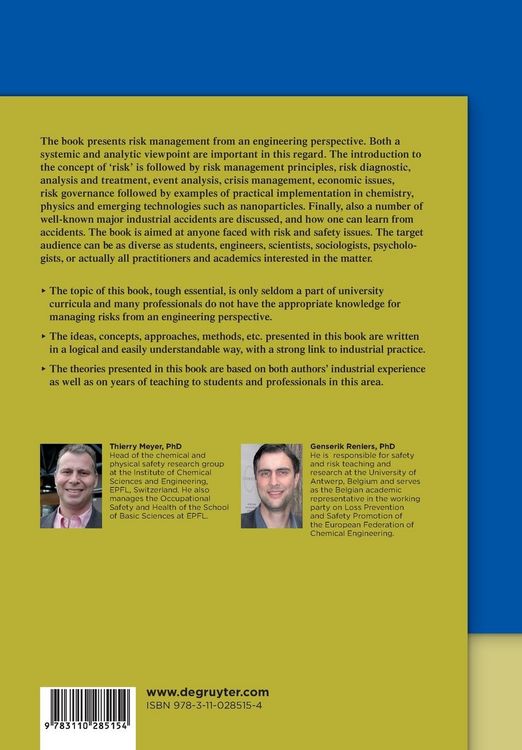 Produktbild: Engineering Risk Management