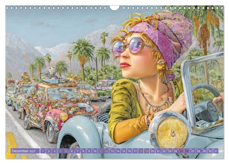 Produktbild: Verkehrschaos - Wahnsinn trifft Humor (Wandkalender 2027 DIN A3 quer), CALVENDO Monatskalender