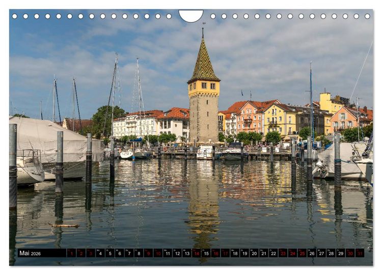 Produktbild: Lindau am Bodensee (Wandkalender 2026 DIN A4 quer), CALVENDO Monatskalender