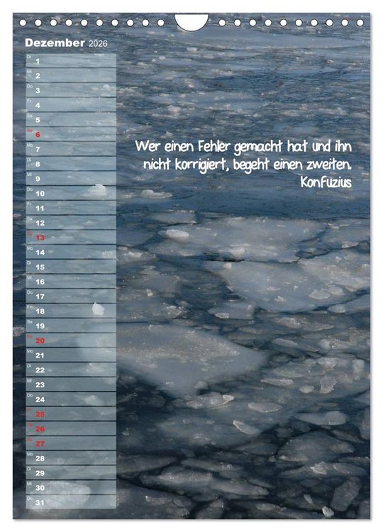 Produktbild: maritim inspiriert / Geburtstagskalender (Wandkalender 2026 DIN A4 hoch), CALVENDO Monatskalender