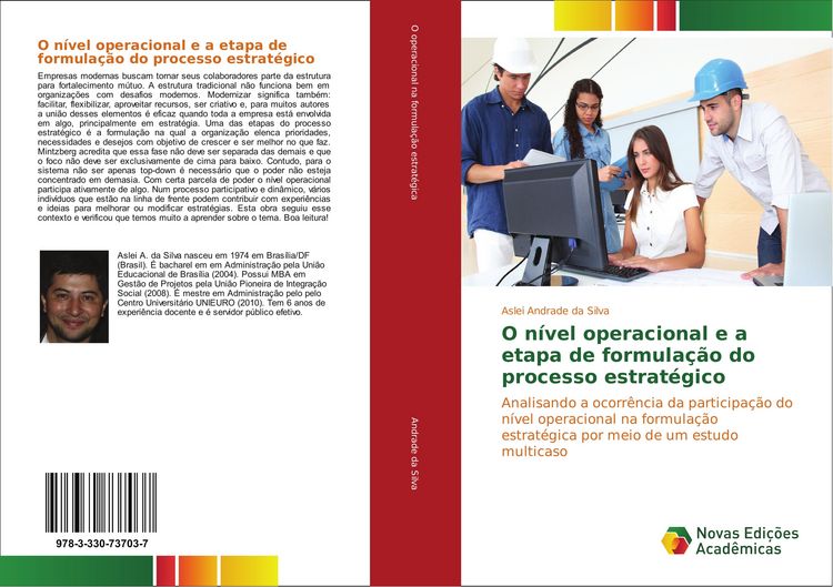 Produktbild: O n&iacute;vel operacional e a etapa de formula&ccedil;&atilde;o do processo estrat&eacute;gico