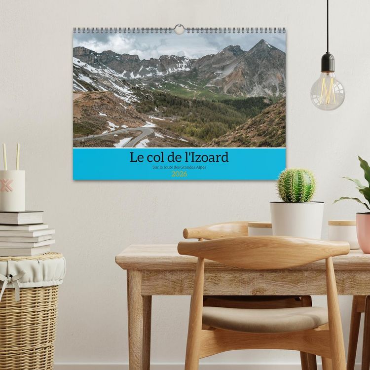 Produktbild: Le col de l'Izoard sur la route des Grandes Alpes (Calendrier mural 2026 DIN A3 vertical), CALVENDO calendrier mensuel