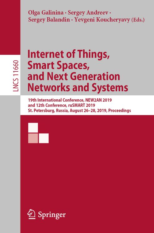 Produktbild: Internet of Things, Smart Spaces, and Next Generation Networks and Systems
