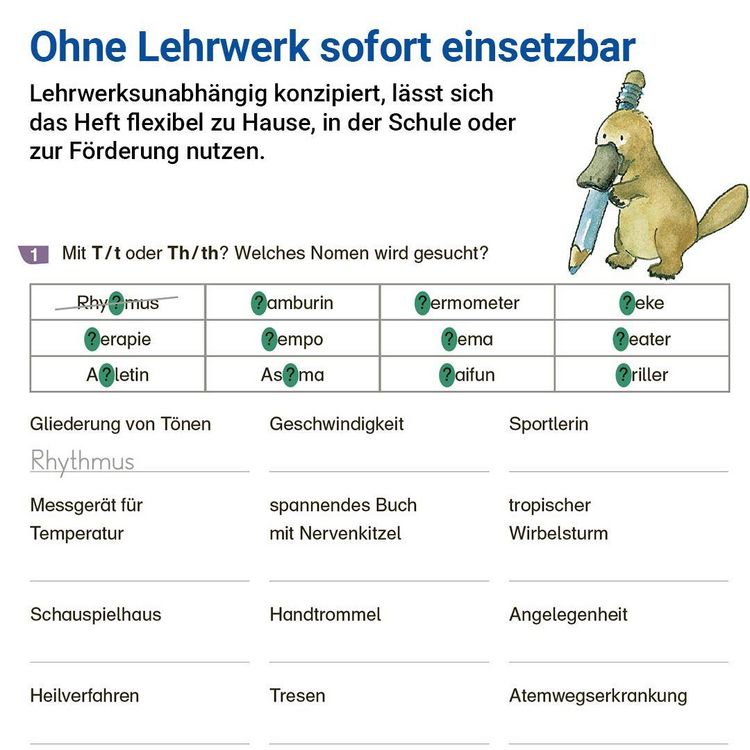 Produktbild: Rechtschreiben mit Rico Schnabel, Klasse 6